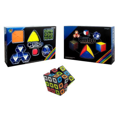 Jogos de Raciocínio Cubo Mágico Snake Cube kit com 6 desafios