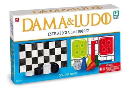 Jogo Dama e Ludo, Nig Brinquedos