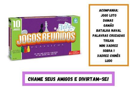 Jogo Reunidos 6 em 1 - Nig Brinquedos - Educa Ativos