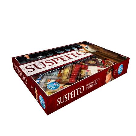 Jogo detetive suspeito 7 suspeitos com tabuleiro : :  Brinquedos e Jogos