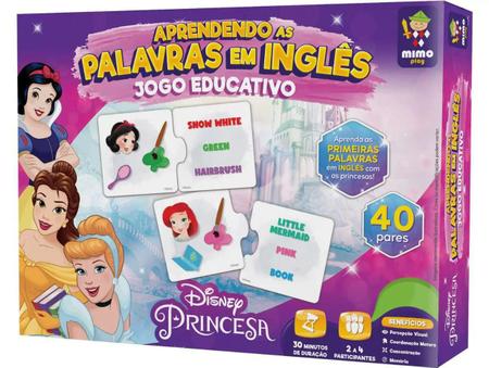 Jogo educativo Princesas Disney Jogo Das Letras - Mimo - Jogos Educativos -  Magazine Luiza