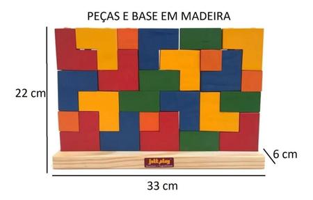 Puzzle colorido bloco quadrado para jogos de combinar 3