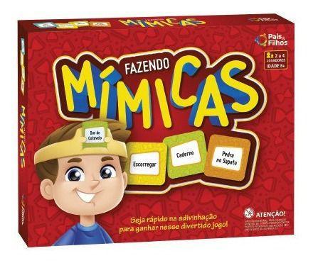 Jogo Fazendo Mimicas - Diversão em Família Tabuleiro Infantil Adivinhação  Educativo +6anos - Pais e Filhos - Jogos de Tabuleiro - Magazine Luiza