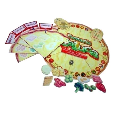 Jogo Pizzaria Maluca Jogo de Tabuleiro Brinquedo Educativo de  Entretenimento Jogos e Desafios Bambalalão Brinquedos Educativos