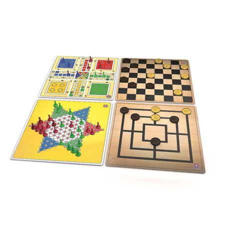 Jogos Retro Tabuleiro Estrela Divertirama Dama Ludo Xadrez - Jogos -  Magazine Luiza