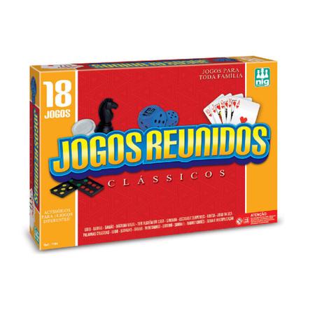 Jogos tabuleiro 18 jogos clássicos reunidos meninos meninas - NIG - Jogos  de Tabuleiro - Magazine Luiza