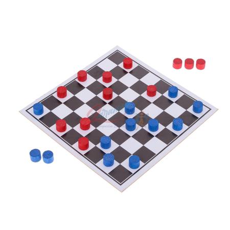 Jogos tabuleiros 5em1 xadrez,dama,ludo,jogo da velha e trilha - ZARAMELA BRINQUEDOS Imagem de Jogos tabuleiros 5em1 xadrez,dama,ludo,jogo da velha e trilha - ZARAMELA BRINQUEDOS
