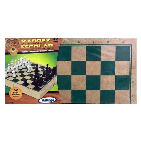 Jogo Xadrez Escolar Xalingo - Compre Agora