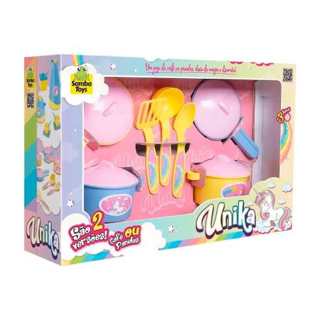 Imagem de Joguinho de Panelas Infantil - Unika - 7 peças - Samba Toys