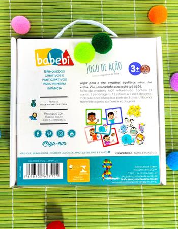 Joguinhos de Bolsa Jogo de Acao Babebi Brinquedo Infantil Educativo - Jogos  Educativos - Magazine Luiza