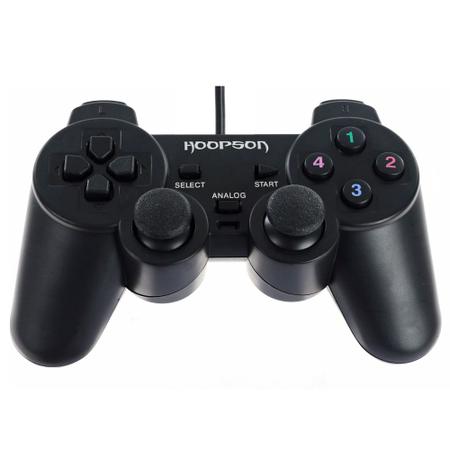 Imagem de Joystick usb pc dual shock hoopson vg-018 preto 