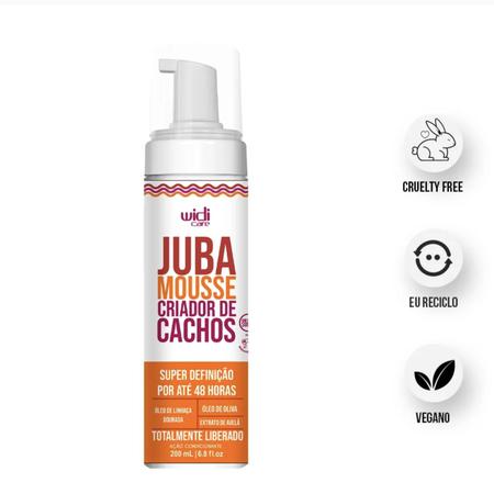 Imagem de Juba Mousse Criador de Cachos - 200ML - Widi Care