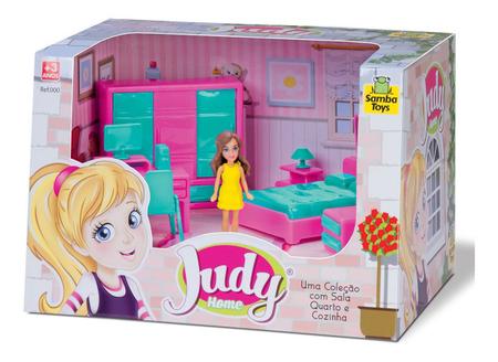 Casinha Jogo Cozinha Brinquedo Menina - Judy - Online - Casinha de Boneca -  Magazine Luiza