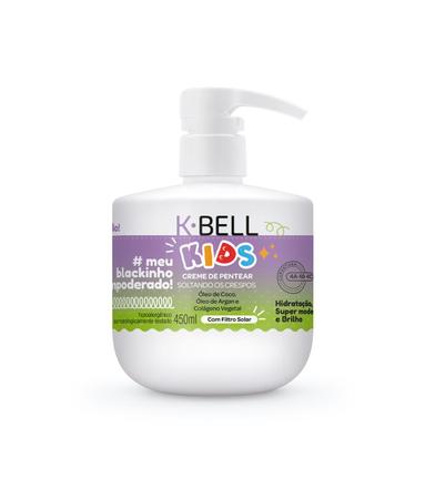 K-Bell Kids - Creme de Pentear Soltando os Crespos 450ml - Creme de Pentear  - Magazine Luiza