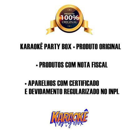 Imagem de Karaoke Box Preto +De 1000 Musicas Sistema Com Pontuação