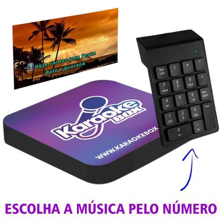 Imagem de Karaoke Box Profissional Com 1.800 Músicas E Pontuação