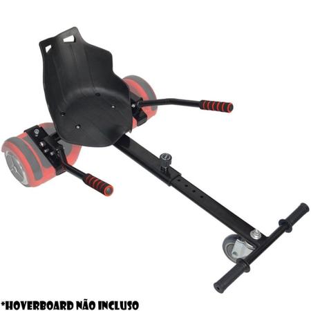 Imagem de Kart Carrinho para Hoverboard Skate Elétrico Universal Triciclo Reforçado Hoverkart