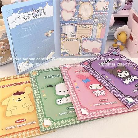 Imagem de Kawaii Sanrio Hello Kitty My Melody Kuromi Bonito Livro De Notas Papelaria Presente De Aniversário