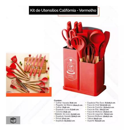Imagem de Ke home - kit de utensilios california - KEHOME