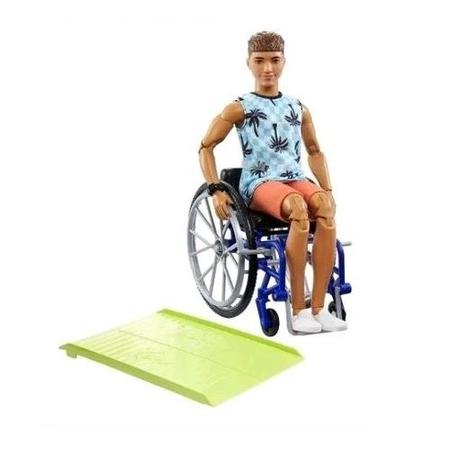 Imagem de Ken Fashionista Cadeirante 167 Loiro Articulado - Mattel