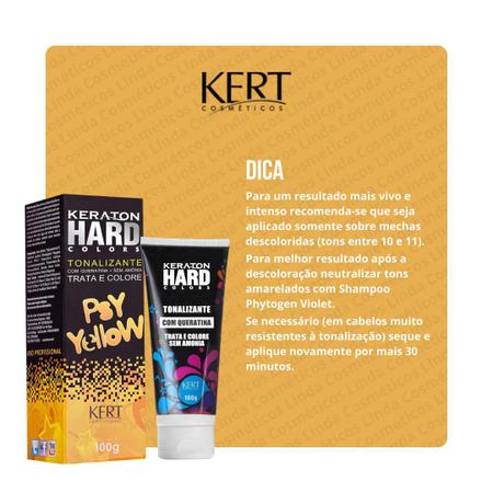 Imagem de Kert Keraton Hard Color Psy Yellow 100g