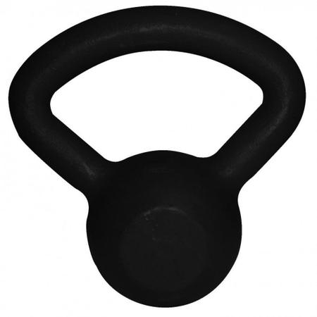 Imagem de Kettlebell 10kg Ferro Pintado Preto  Mega Peso