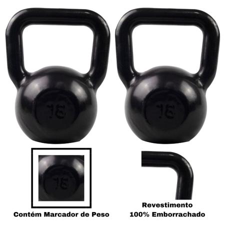 Kettlebell Pintado 12Kgs exercício funcional Treinamento Funcional - 1Fit -  Kettlebell - Magazine Luiza