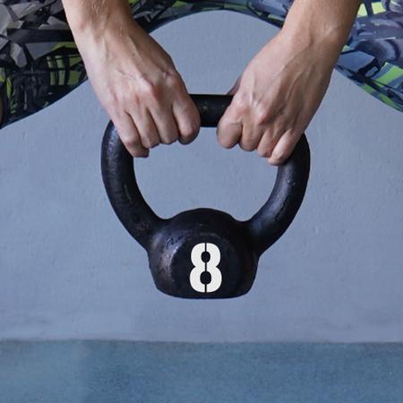 Kettlebell Pintado 12Kgs exercício funcional Treinamento Funcional - 1Fit -  Kettlebell - Magazine Luiza