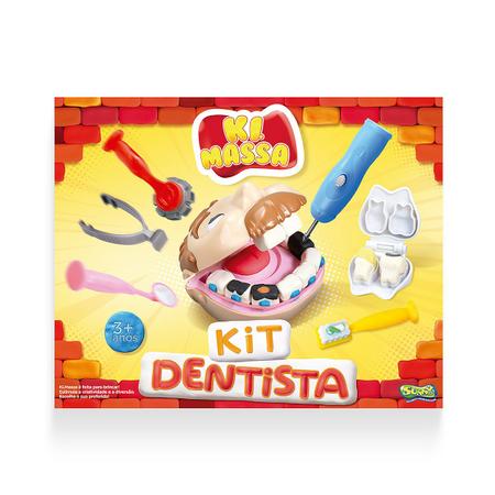 Imagem de Ki Massa - Massinha Modelar Infantil Kit Dentista