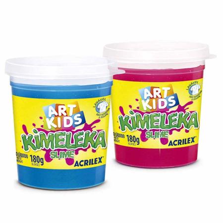 Imagem de Kimeleka Slime 180g Art Kids Acrilex 12 Unidades