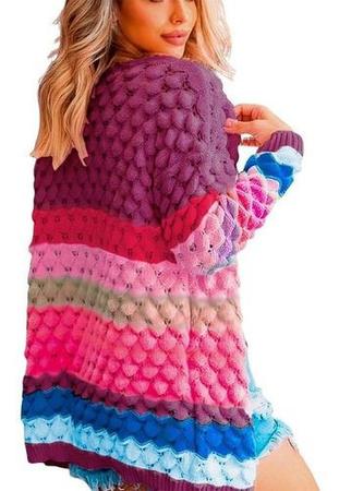 Sobretudo discount feminino colorido