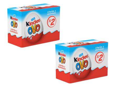 Imagem de Kinder Ovo Menino C/ 2unid 40g - 2 caixinhas