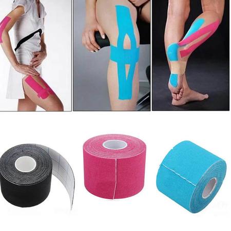 Kinesio Taping Fita Adesiva Fisioterapia Muscular Bandagem - Kinesiology  Tape - Bandagem - Magazine Luiza