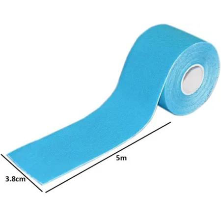Kinesio Taping Rolo com 5 metros Goldlife Azul Imagem de Kinesio Taping Rolo com 5 metros Goldlife Azul