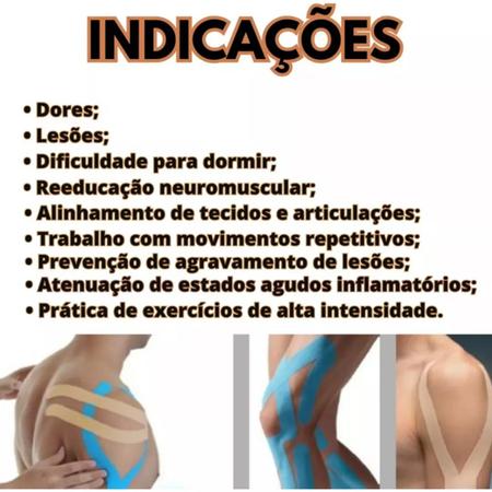 Kinesio Taping Rolo com 5 metros Goldlife Azul Imagem de Kinesio Taping Rolo com 5 metros Goldlife Azul