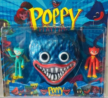 Kit 2 Bonecos 11cm Poppy Playtime Com Mascara em Promoção na