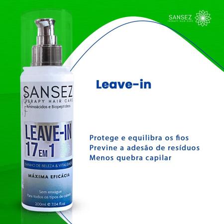 Imagem de Kit 02 Leave in 17 em 1 Sansez Hair 200ml