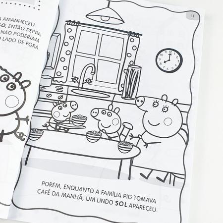 Peppa Pig Português Brasil Jogos de Pintar Desenhos da Peppa Video infantil  Brinquedos para crianças 