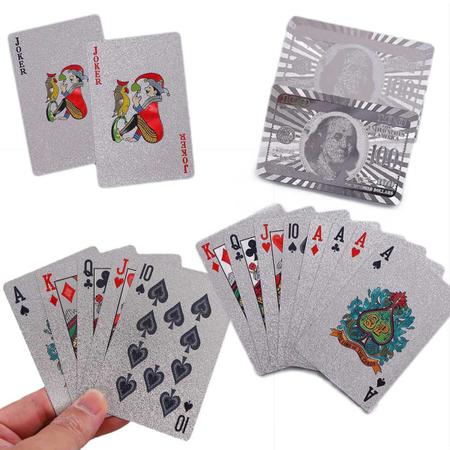 Kit 2 Jogos Maços Com 54 Cartas Baralho Plástico Truco Poker