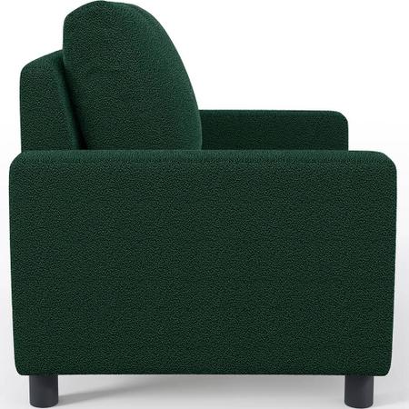 Imagem de Kit 02 Poltronas Decorativa Para Sala De Estar E Recepção Malta L02 Bouclê Verde - Lyam Decor