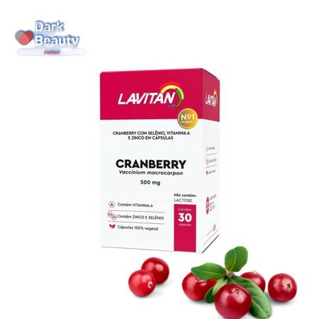 Kit com 6 - Lavitan Cranberry com 30 Capsulas 0 Autentic0 no Shoptime