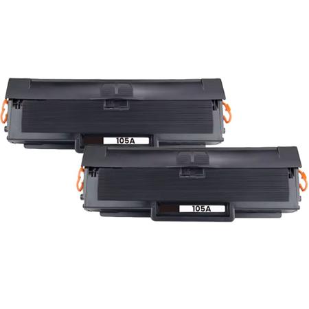 Imagem de kit 02 toner W1105a 105a com chip compatível para impressoras HP MFP137, MFP137FNW