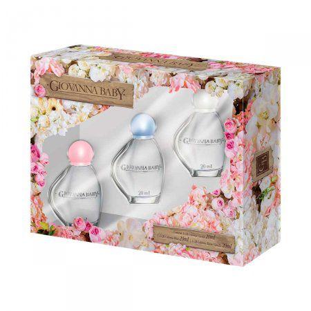 Imagem de Kit 03 Colônias Giovanna Baby Classic+Blue+Vanilla 20Ml Cada