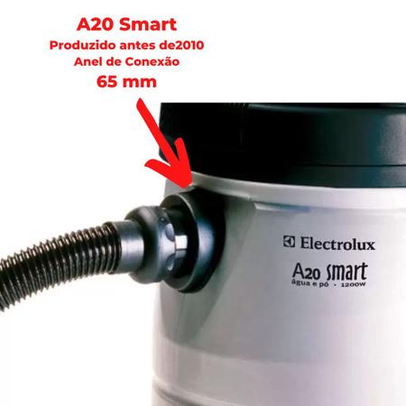 Imagem de Kit 03 Saco para Aspirador de Pó Electrolux  A20 Smart (antigo) Descartável Bocal de Encaixe 65 mm