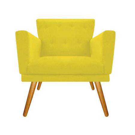 Kit 04 Poltrona Cadeira Mind Decorativa Recepção Sala De Estar Suede Amarelo - DAMAFFÊ MÓVEIS - DAMAFFE MÓVEIS Imagem de Kit 04 Poltrona Cadeira Mind Decorativa Recepção Sala De Estar Suede Amarelo - DAMAFFÊ MÓVEIS