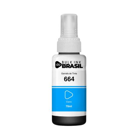 Imagem de Kit 04 refil de Tinta T664 Compatível Para Epson L210