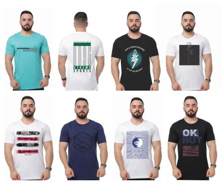 Compre Camiseta Masculina com Diversas estampas e Vários tamanhos