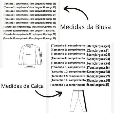 Imagem de KIT 05 Conjuntos Moletom Infantil e Juvenil do 01 ao 16 Menino/Menina