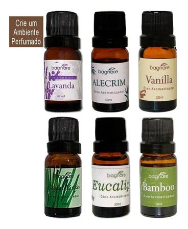 Imagem de Kit 06 Essencia Aromatizante Difusor Elétrico Aromas Premium