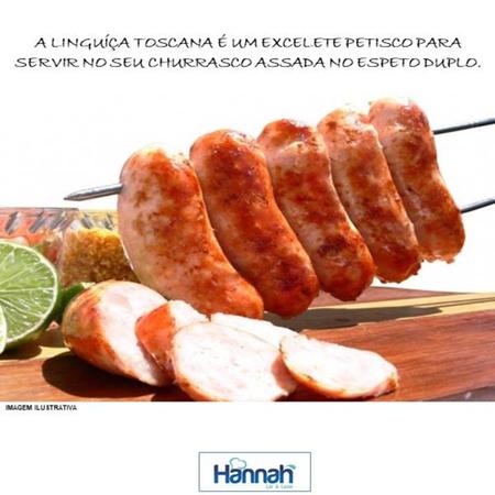 Kit 06 Pçs Espeto Churrasco Aço Galvanizado Duplo 75 Cm Cabo Madeira -  HANNAH LAR E LAZER - Espeto - Magazine Luiza